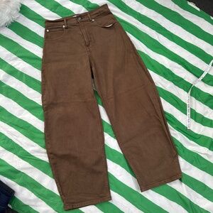 Everlane way high barrel Jean in cocoa